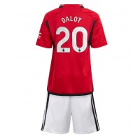 Manchester United Diogo Dalot #20 Replica Home Minikit 2023-24 Short Sleeve (+ pants)